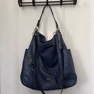 Coach blue shoulder bag